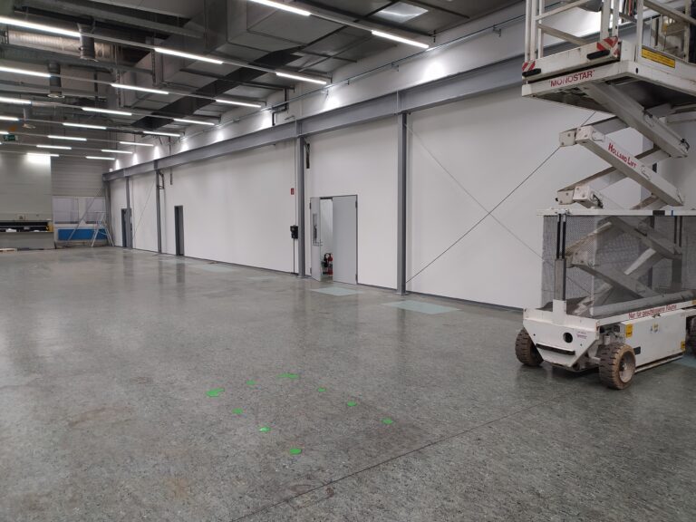 Umbau einer Produktionshalle mit 2 Krananlagen