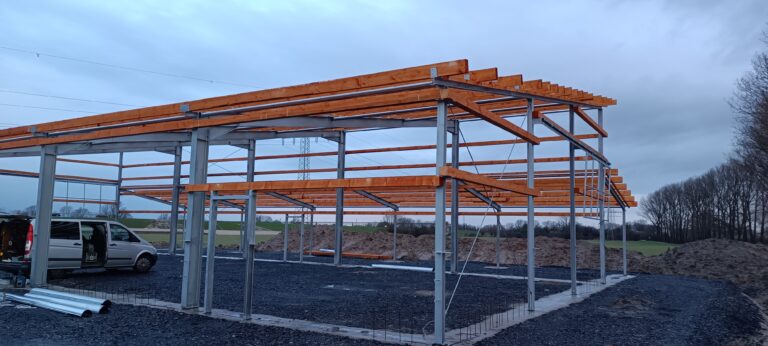 Neubau eines Schafstalles